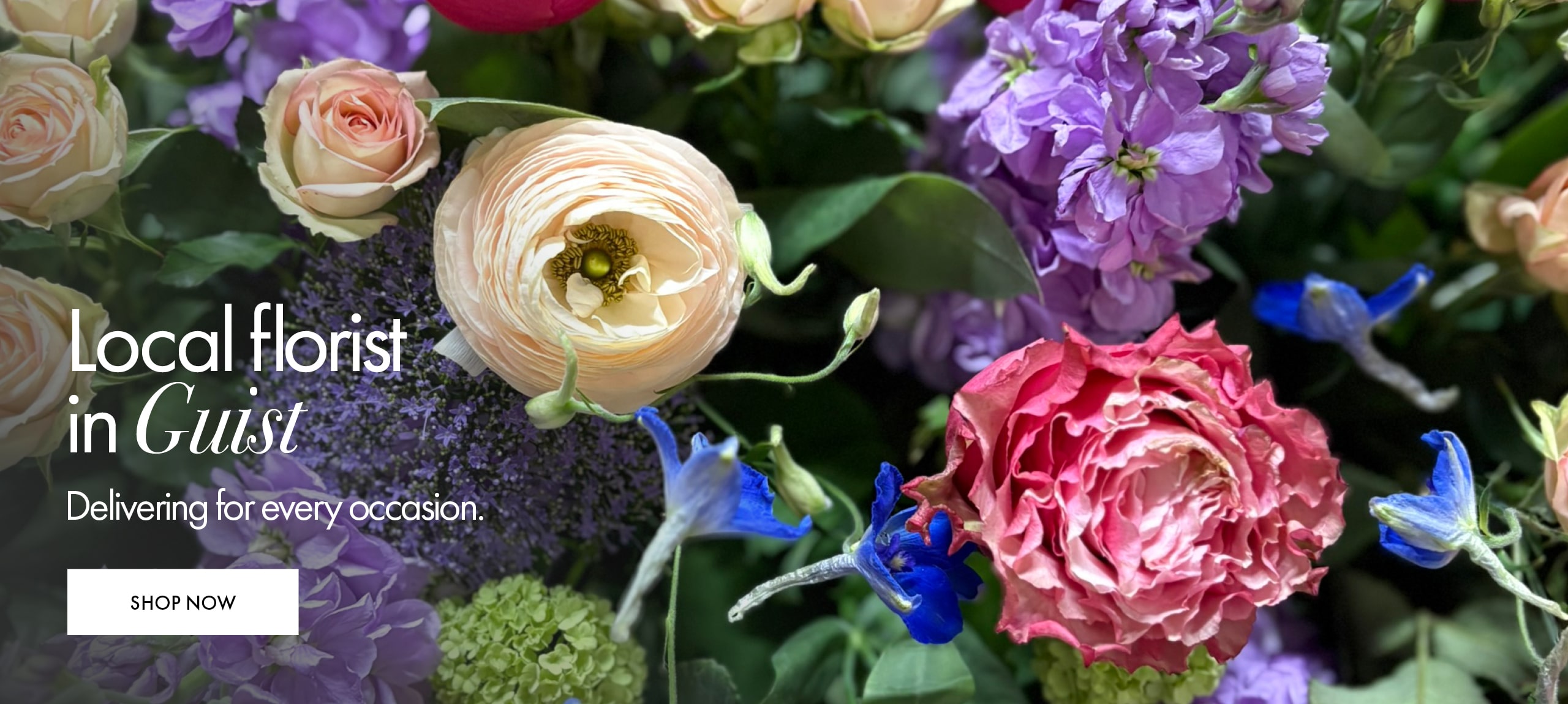 Seasonal bouquets from Sarah Coxon Floral Design in Guist offering same-day delivery