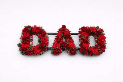 Mixed Letter Tribute - At Sarah Coxon Floral Design we are delighted to present this product available for flower delivery in Mid and North Norfolk.

 

A mixed flower letter tribute is a modern twist on a traditional funeral tribute. It is full of mixed flowers, which includes Roses, Spray Carnations and other flowers which have been thoughtfully selected to complement the design. It is edged in hand pleated ribbon in a colour co-ordinating waterproof ribbon.

The flowers are arranged in water retaining foam (oasis) to ensure maximum freshness.

Please advise us in the special request box which word you would like and what colours. The words to choose from are Dad, Mum and Nan.

 

We deliver directly to all of the local funeral directors and will contact them to confirm a delivery time.

 

Our flowers at Sarah Coxon Floral Design arrive fresh from the Dutch auctions every day so you can be rest assured we are using the best quality of flowers available.